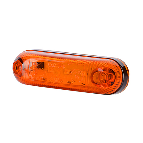 LED side marker light, orange, 12 / 24V